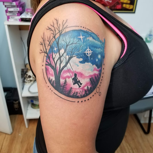 Explore tattoo ideas half sleeve men, creative tattoo ideas in Georgetown, available at Body Art Tattoos