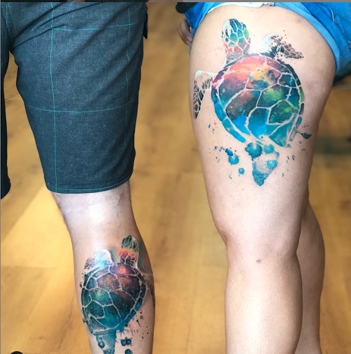 Explore moto tattoo ideas, creative tattoo ideas in Garden City, available at Talon Tattoo Co