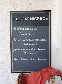 Steakhouse El Carnicero - Saarbrücken à Saarbrücken carte