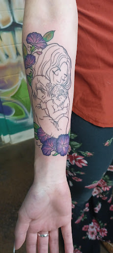 Explore patriotic tattoo sleeve ideas, creative tattoo ideas in Parker, available at Sublime Colorado Body Mod And Tattoo