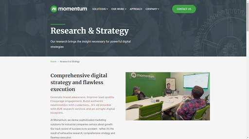 Website Designer «Momentum», reviews and photos, 36380 Garfield Rd #2, Charter Twp of Clinton, MI 48035, USA