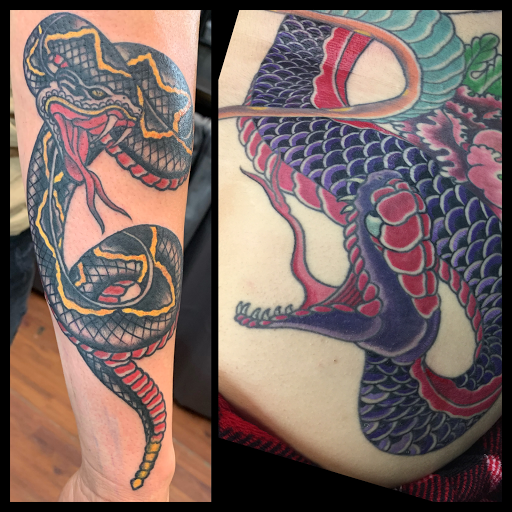 Explore random tattoo sleeve ideas, creative tattoo ideas in Laredo, available at Horikawa Tattoo & Piercing Studios