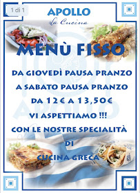Apollo La cucina greca à Limbiate menu