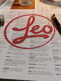 Leos à Lucca menu