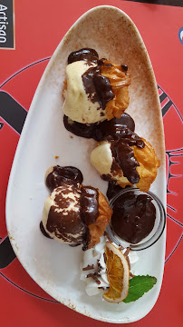 Profiterole du AU 52 Restaurant Pizzeria, le choix de la qualité à Croix - n°6