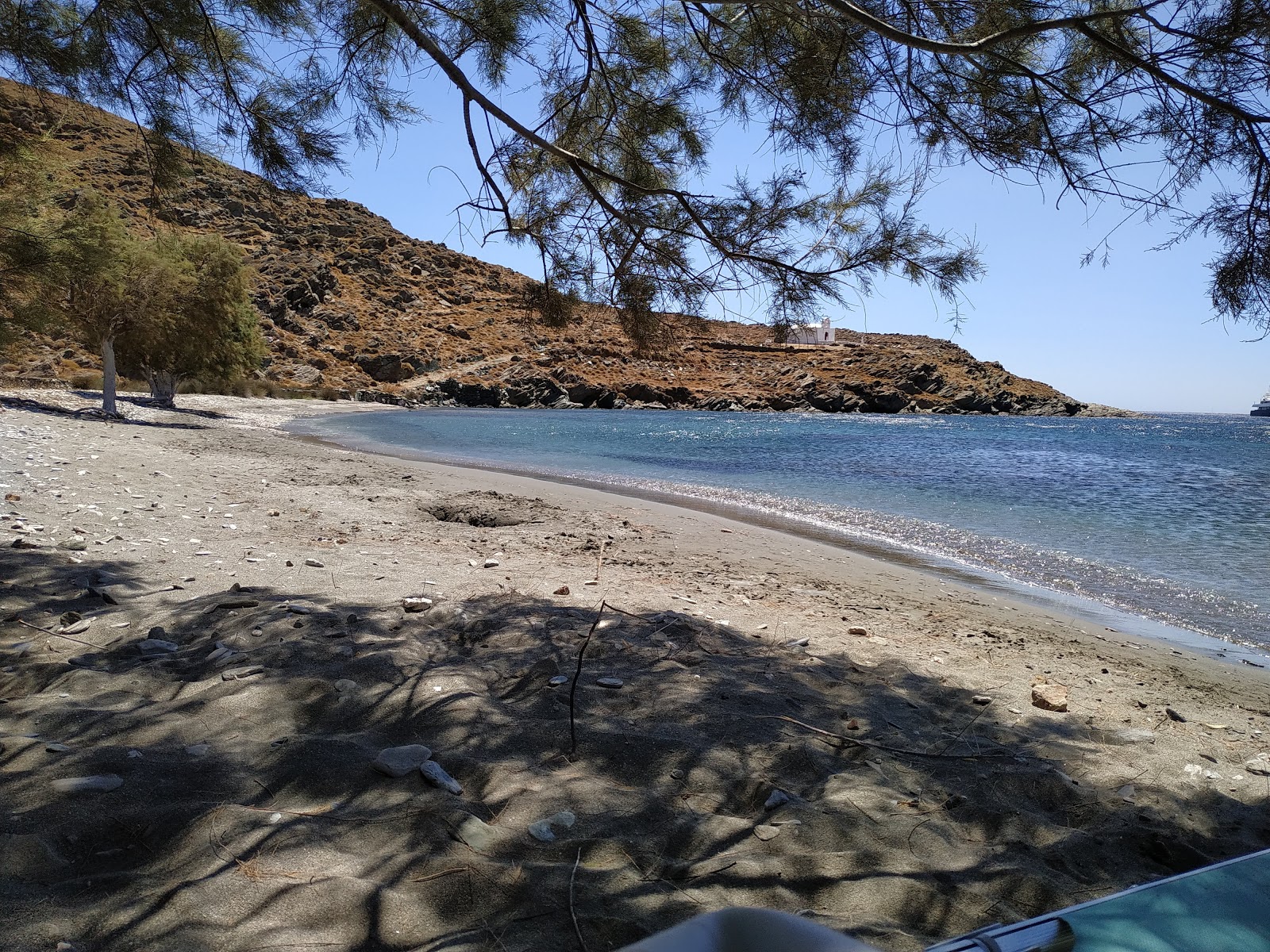 Foto van Paralia Ag. Ioannis met turquoise puur water oppervlakte