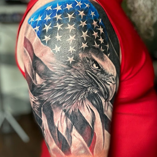 Explore badass female tattoo ideas, creative tattoo ideas in Mesa, available at Sea of Ink Tattoo Studio