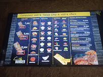 Carte du City Burger à Nancy