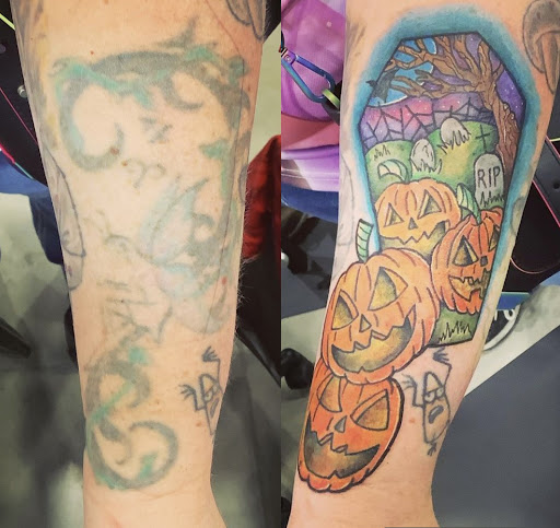 Explore helicopter tattoo ideas, creative tattoo ideas in Abilene, available at Sacred Art