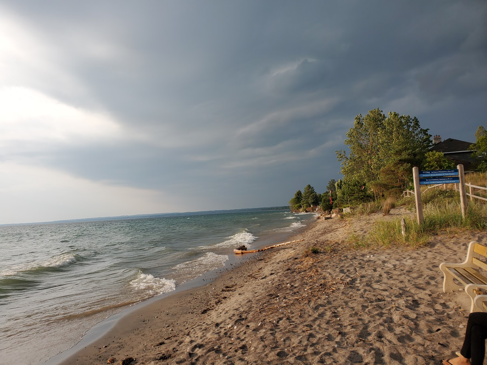 Foto van Bluewater Beach en de nederzetting