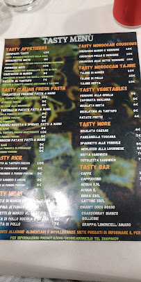 Menu / carte de Tasty.ristorante à Arezzo