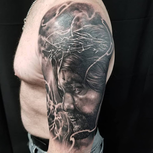 Explore tattoo ideas for travel, creative tattoo ideas in Utica, available at Watchtower Tattoo Company