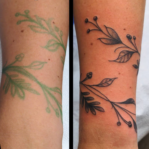 Explore dog tattoo ideas for guys, creative tattoo ideas in West Palm Beach, available at TBA Tattoos