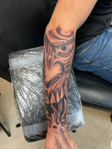 Explore hip tattoo ideas, creative tattoo ideas in Eden, available at Slicks Tattoo Studio