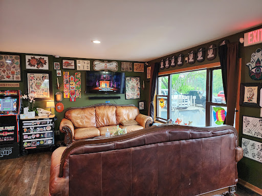 Find best shoulder tattoo ideas for your next unique tattoo in Lake Villa at Eternal Tiger Tattoo