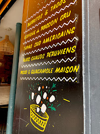Restaurant péruvien Mikuna Bastille à Paris (la carte)