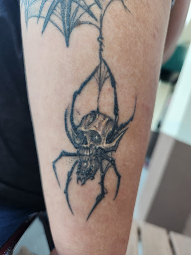 Explore camper tattoo ideas, creative tattoo ideas in Augusta, available at Mr. Tattoo