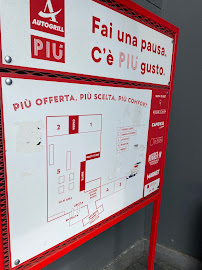 Menu / carte de Autogrill à Serravalle Pistoiese