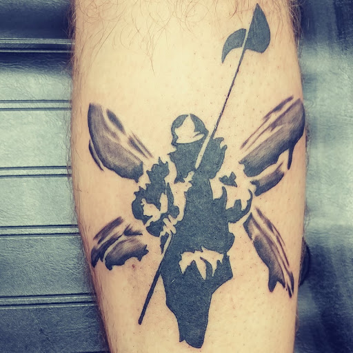 Explore back cover up tattoo ideas, creative tattoo ideas in Flint, available at Southern Outlaw Tattoo