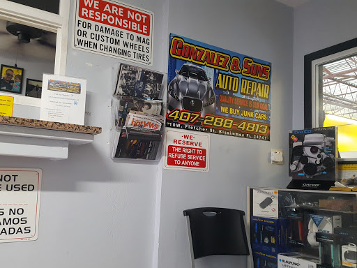 Auto Repair Shop «Gonzalez & Sons Auto Repair», reviews and photos, 10 W Fletcher St, Kissimmee, FL 34741, USA