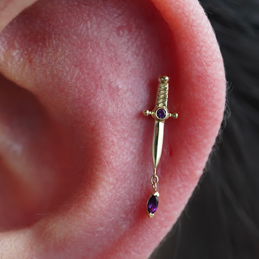 Explore above eyebrow tattoo ideas, creative tattoo ideas in Edison, available at Black Moon Piercing