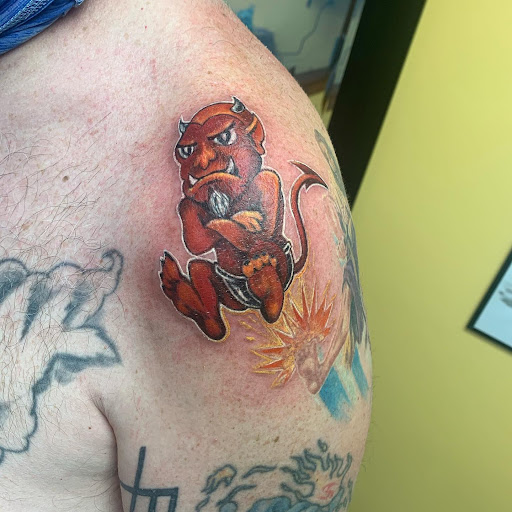 Explore playboi carti tattoo ideas, creative tattoo ideas in Marietta, available at Lure Tattooing & Piercing LLC