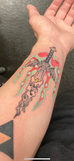 Explore goldendoodle tattoo ideas, creative tattoo ideas in Greensburg, available at Permawork Tattoo