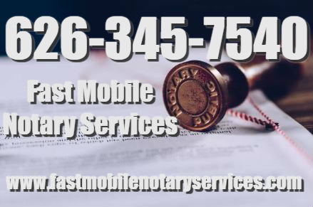 Fast Mobile Notary Services - No Walk Ins Available, We Come To You!