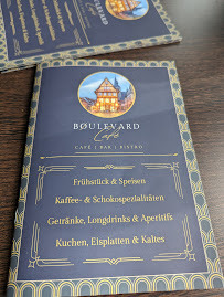 Boulevard-Cafe à Quedlinburg menu