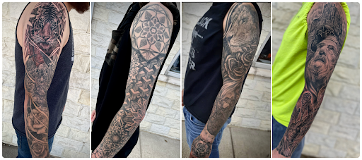 Explore tattoo ideas for bipolar disorder, creative tattoo ideas in Lakeview, available at Backwoods Tattoo Studio