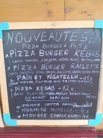 Camion Pizza Vesuvio à Porto-Vecchio menu