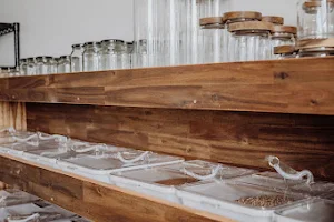 Glass and Brown Paper Pantry image