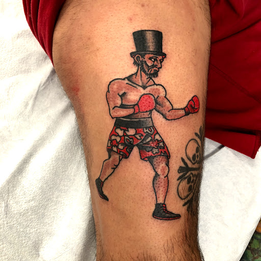 Explore knitting tattoo ideas, creative tattoo ideas in Delmar, available at Resolute Tattoo