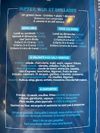 Menu / carte de yummy wok à Denain