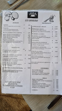 Menu du Ristorante Lo Spiedo à Laceno