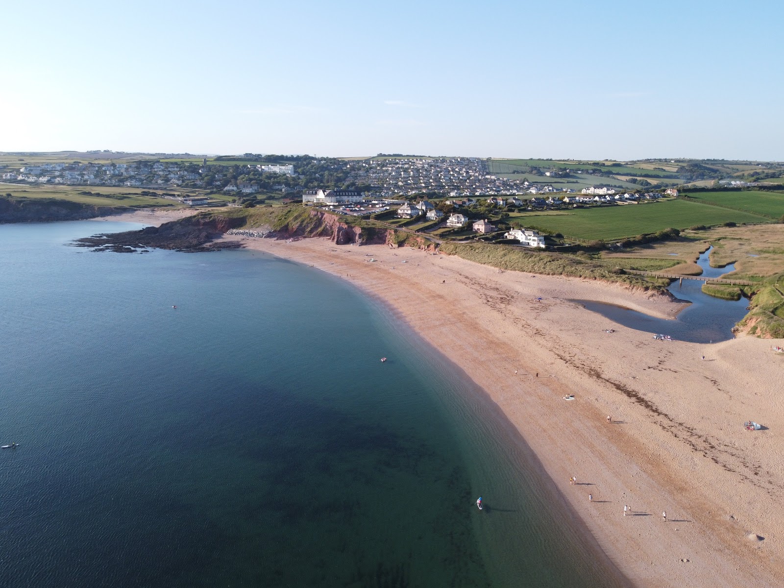 Photo of South Milton Sands and the settlement