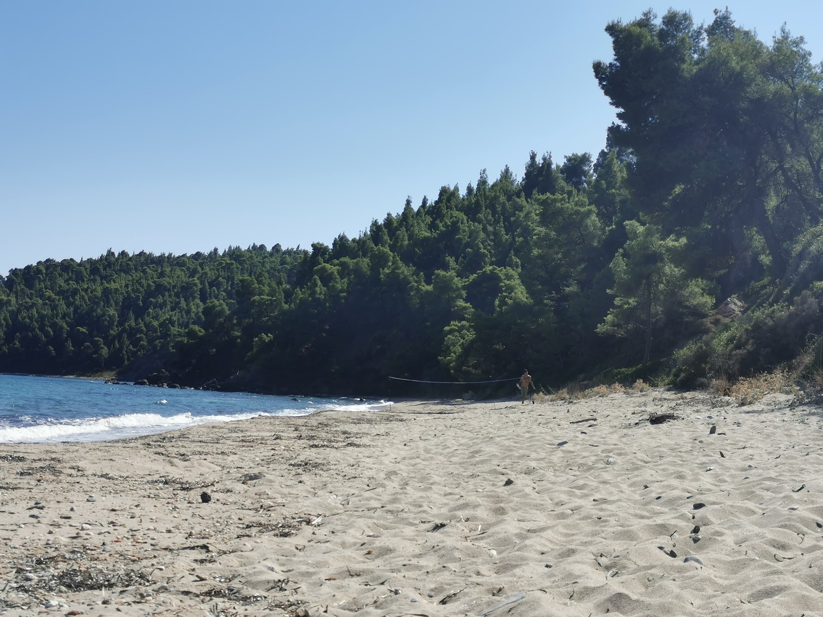 Salonikiou beach II的照片 带有宽敞的海岸