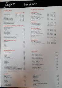 Menu du Bar Da Lucio à Codevilla