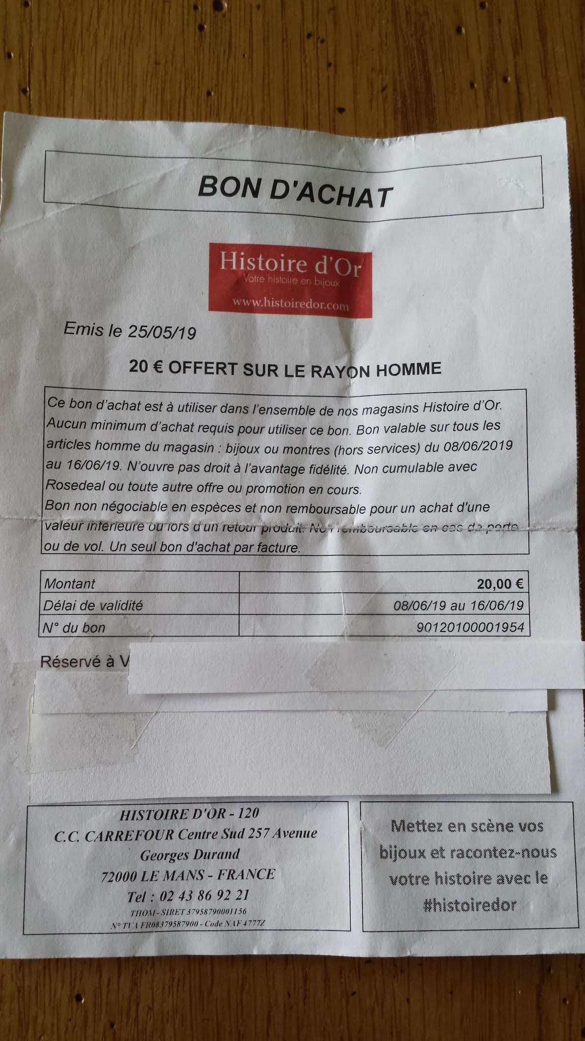 Photo n° 2 de l'avis de Cliente.i fait le 16/06/2019 à 08:48