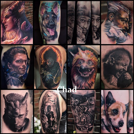 Explore matching ghost tattoo ideas, creative tattoo ideas in Sanford, available at Venom Ink Tattoo