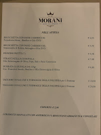 Menu du Morani Pizza Gourmet à Ferno