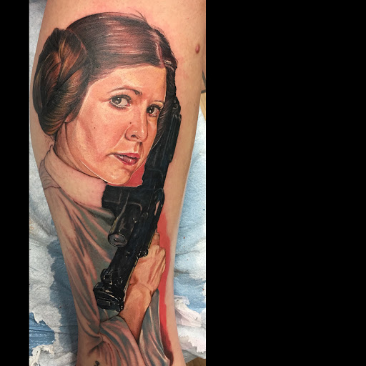 Explore statue of liberty tattoo ideas, creative tattoo ideas in Mcallen, available at World Famous La Mancha Tattooz