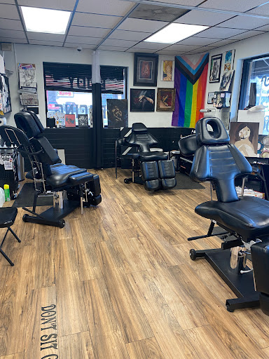 Explore tattoo ideas for initials, creative tattoo ideas in Gastonia, available at Chaos Tattoos
