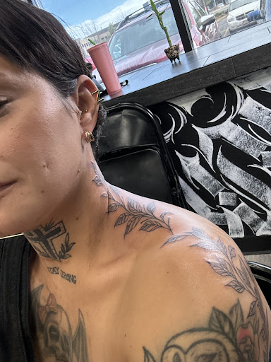 Explore esthetician tattoo ideas, creative tattoo ideas in Denver, available at Ikonik Ink Tattoo