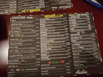 Carte du Acilia Diner American Restaurant Roma à Rome