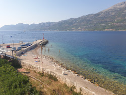 Zakerjan Zrnovo beach'in fotoğrafı düz bir kıyı şeridi ile birlikte