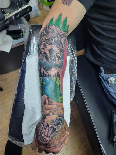 Explore angel devil tattoo ideas, creative tattoo ideas in Fort Wayne, available at drieM World Tattoos & Art Gallery