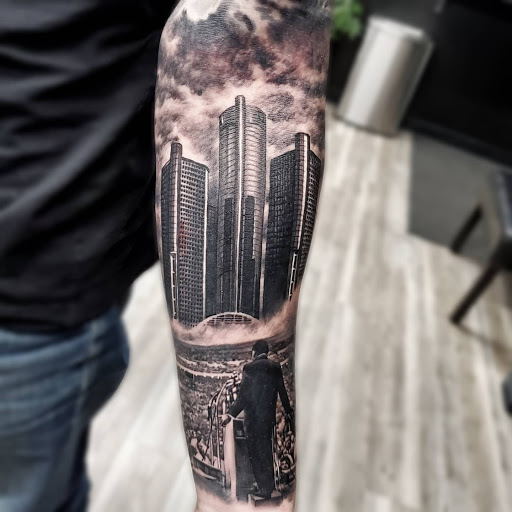 Explore tattoo ideas for son on mom, creative tattoo ideas in Utica, available at Watchtower Tattoo Company