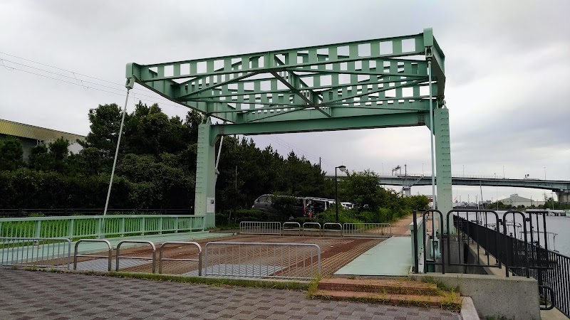 旧丸島橋可動橋モニュメント