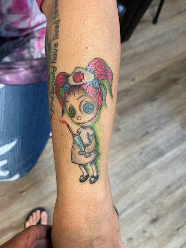 Explore ff7 tattoo ideas, creative tattoo ideas in Donora, available at Alchemy Arts Tattoo & Permanent Makeup Studio
